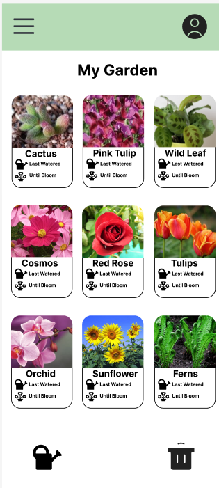 My Plants Screen